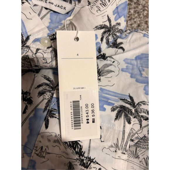 Janie & Jack button down shirt size 4 - Picture 4 of 4